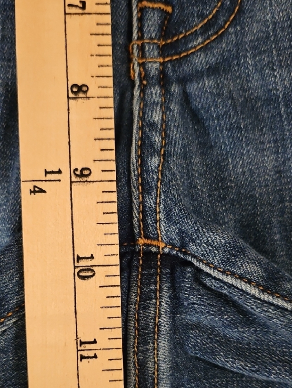 Madewell -4 Button-Curvy Road Tripper- Size 27P - Picture 5 of 8